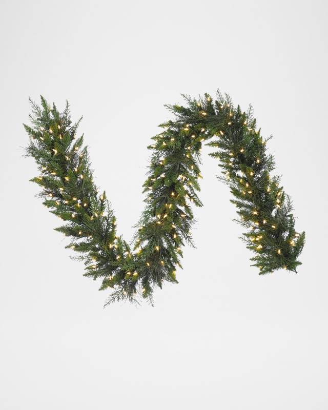 Deluxe Mix Pine 6' Pre-Lit Garland